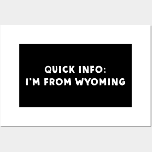 Wyoming Cool & Funny Posters and Art